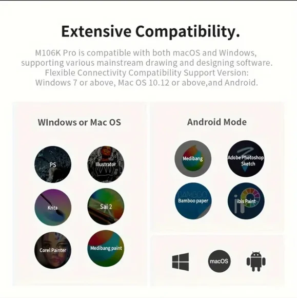 GAOMON M106K PRO Drawing Tablet